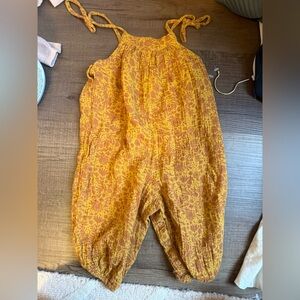 Sunny Yellow Floral Kids Bodysuit